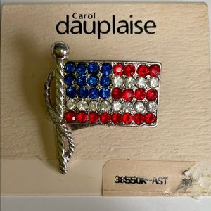 NWT 🇺🇸 Vintage American Flag Brooch